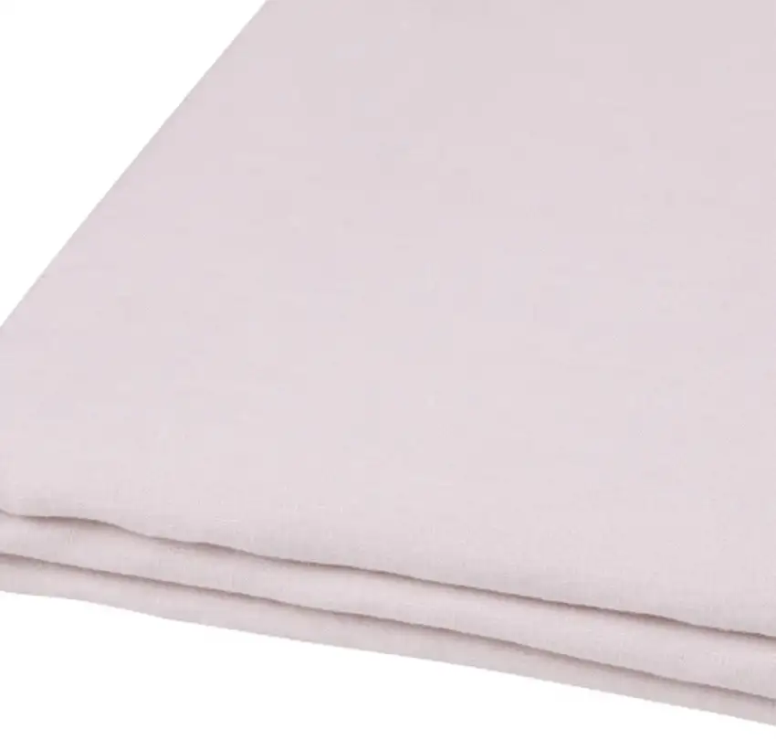 Light Pink Linen Twin Flat Sheet Photo 3