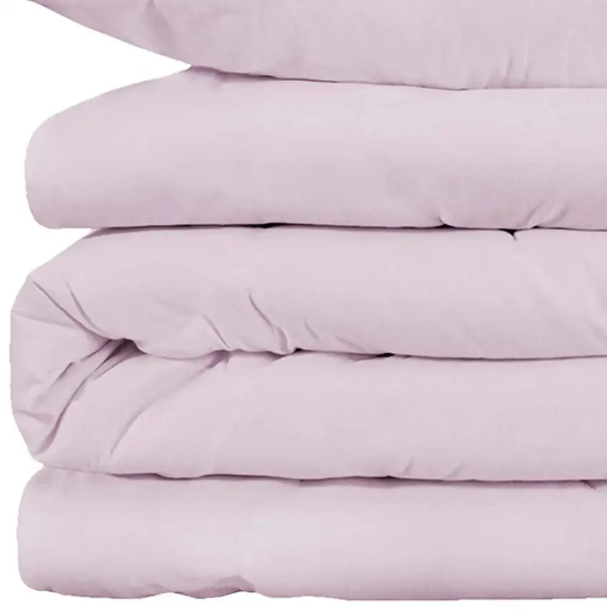 Lilac King Cotton Blend 1000 Thread Count Washable Duvet Cover Set Photo 3