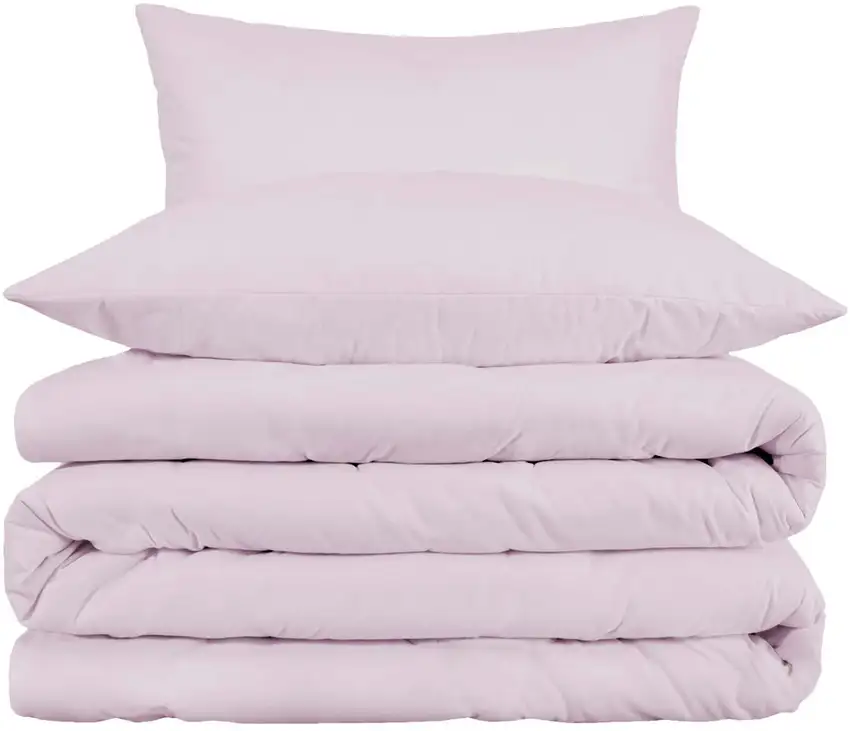 Lilac Queen Cotton Blend Washable Duvet Cover Set Photo 1
