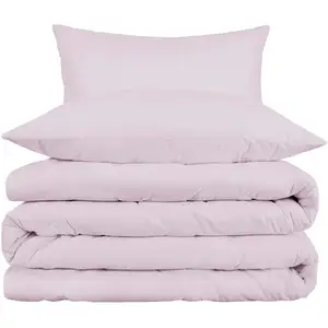 Photo of Lilac Queen Cotton Blend Washable Duvet Cover Set