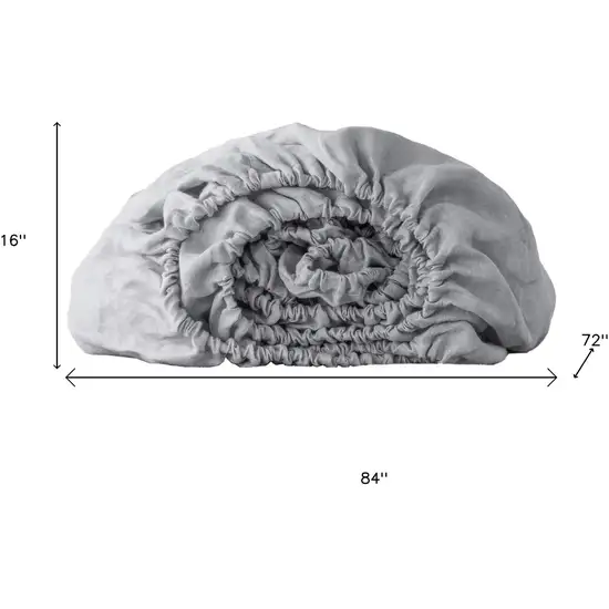 Cloud Linen California King Fitted sheet Photo 6