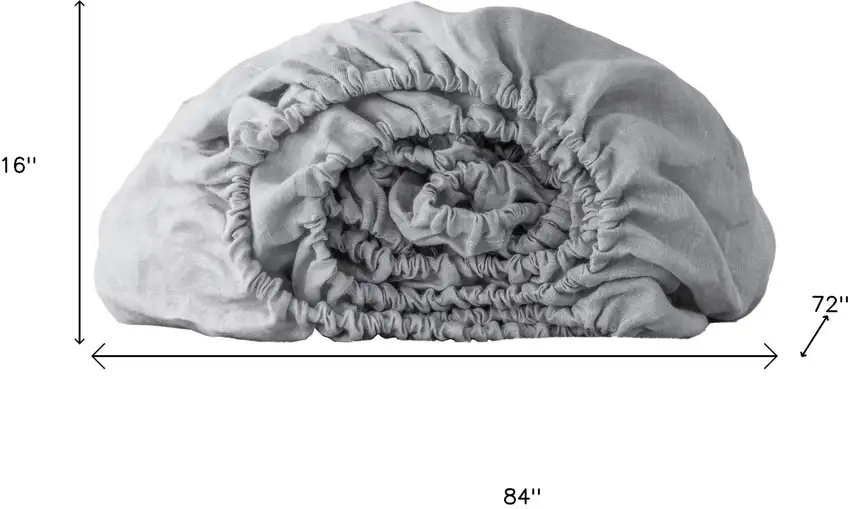 Cloud Linen California King Fitted sheet Photo 6