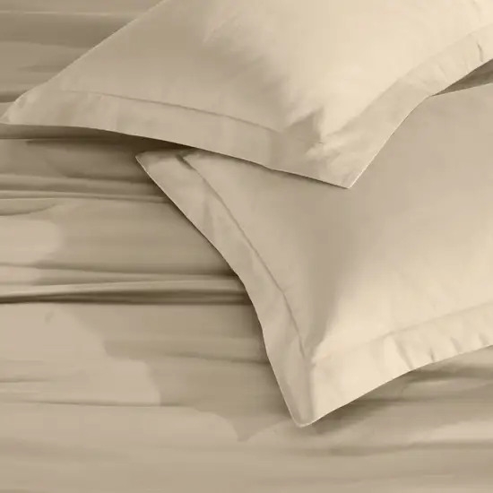 Linen Queen Cotton Blend Washable Duvet Cover Set Photo 1