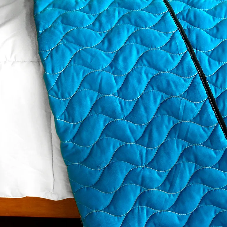 Love in Sunlight - 3PC Vermicelli-Quilted Patchwork Quilt Set (Full/Queen Size) Photo 2