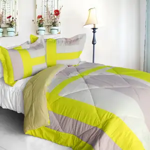 Photo of Love of Bedford - Quilted Patchwork Down Alternative Comforter Set (Twin Size)