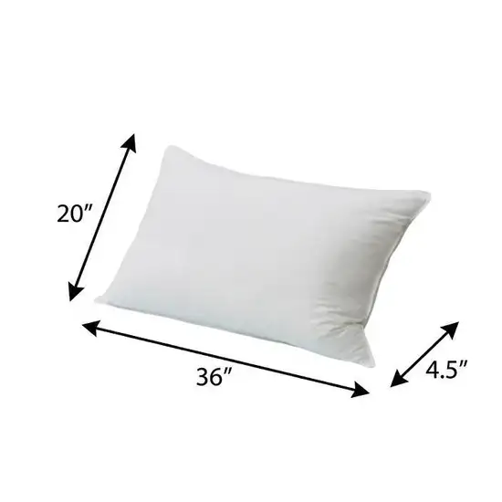 Lux Sateen Down Alternative King Size Firm Pillow Photo 5