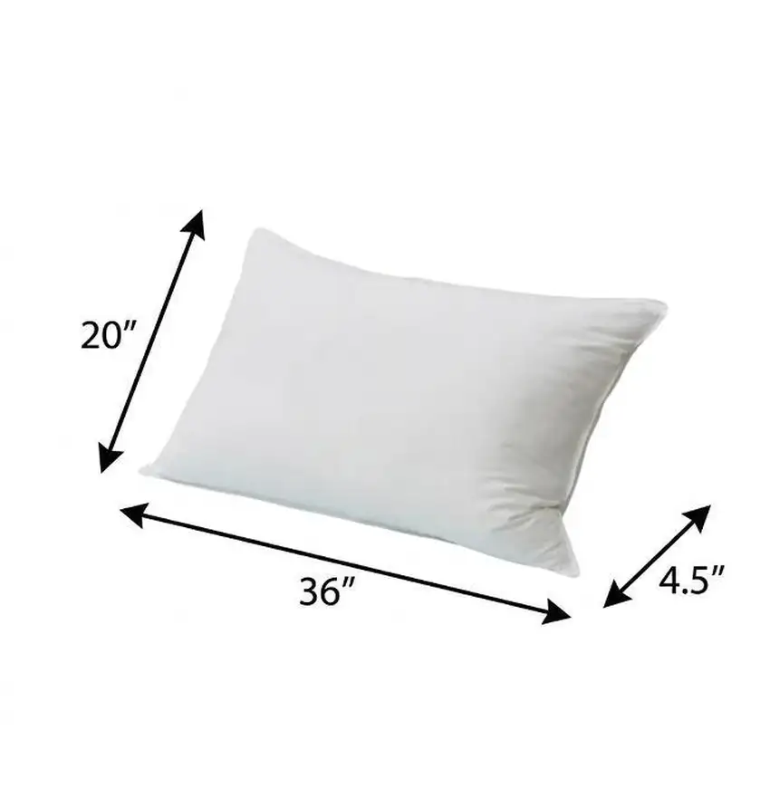 Lux Sateen Down Alternative King Size Firm Pillow Photo 5