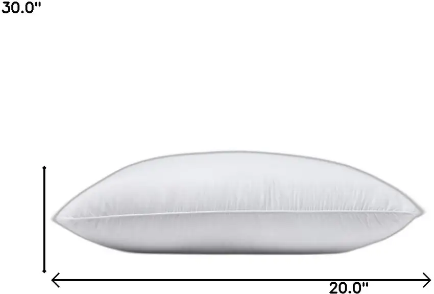 Lux Sateen Down Alternative  Size Firm Pillow Photo 4