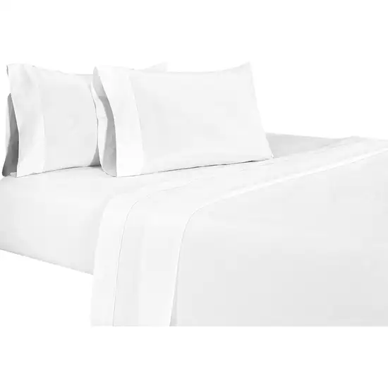 Matt 4 Piece California King Bed Sheet Set, Soft Organic Cotton Photo 1