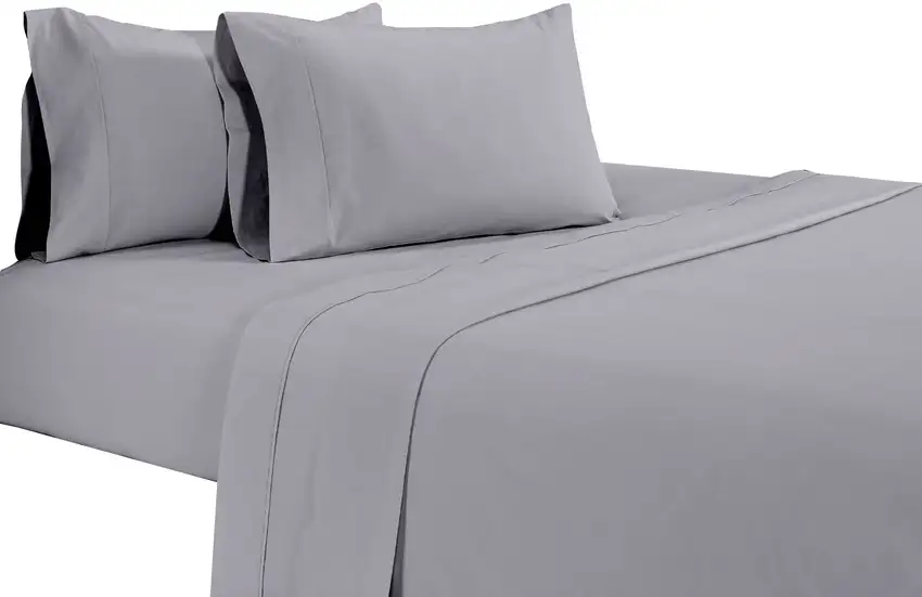 Matt 4 Piece California King Bed Sheet Set, Soft Organic Cotton Photo 1