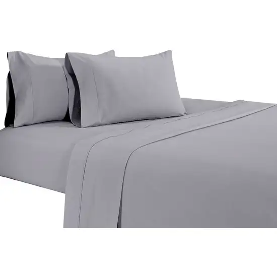 Matt 4 Piece Queen Bed Sheet Set, Soft Organic Cotton Photo 1