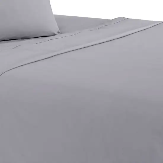Matt 4 Piece Queen Bed Sheet Set, Soft Organic Cotton Photo 4