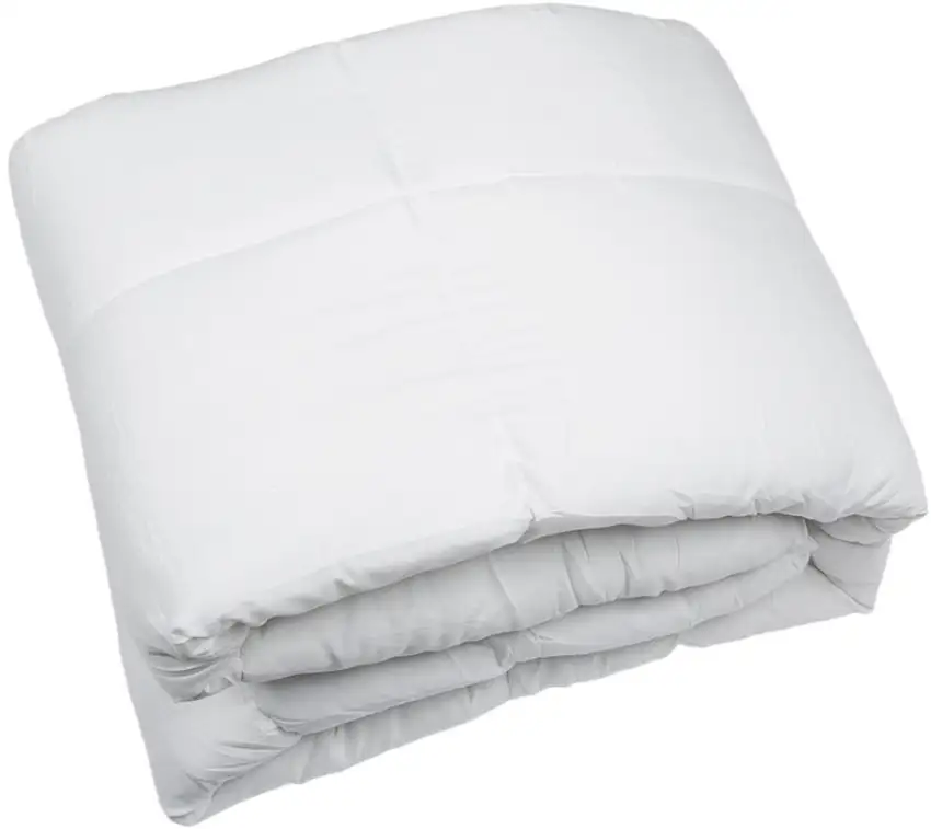 White Twin Microfiber Thread Count Down Alternative Duvet Insert Photo 2
