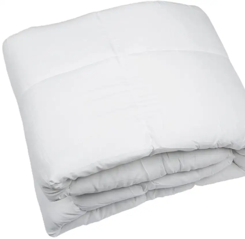 White Twin Microfiber Thread Count Down Alternative Duvet Insert Photo 3