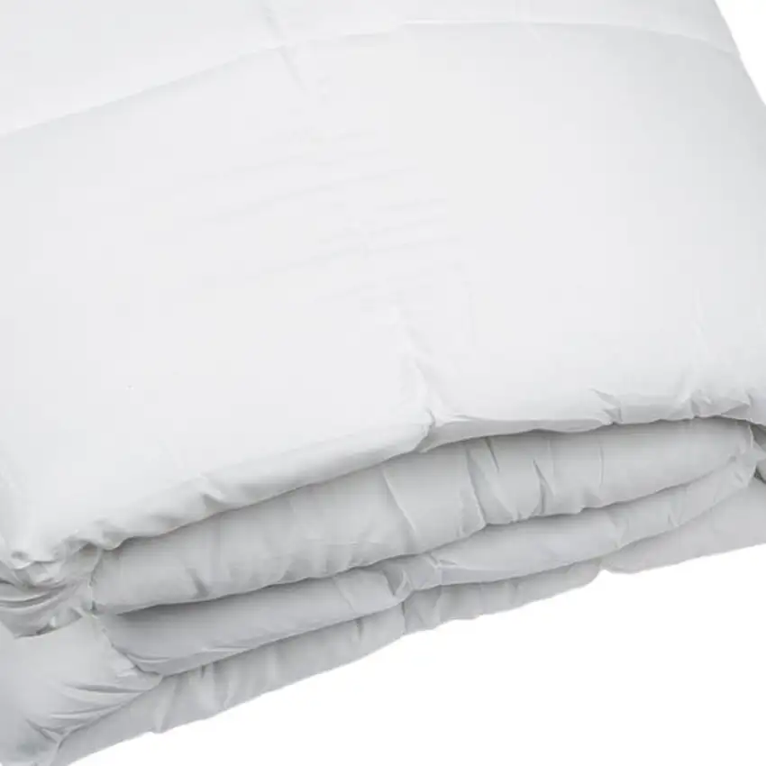 White Twin Microfiber Thread Count Down Alternative Duvet Insert Photo 3