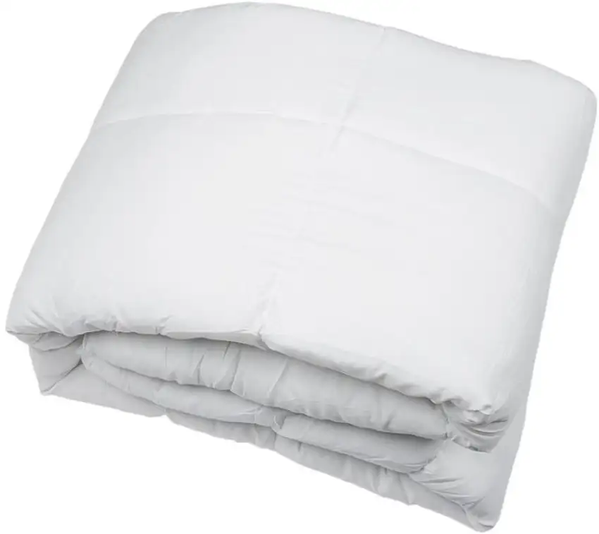 White Twin Microfiber Thread Count Down Alternative Duvet Insert Photo 4