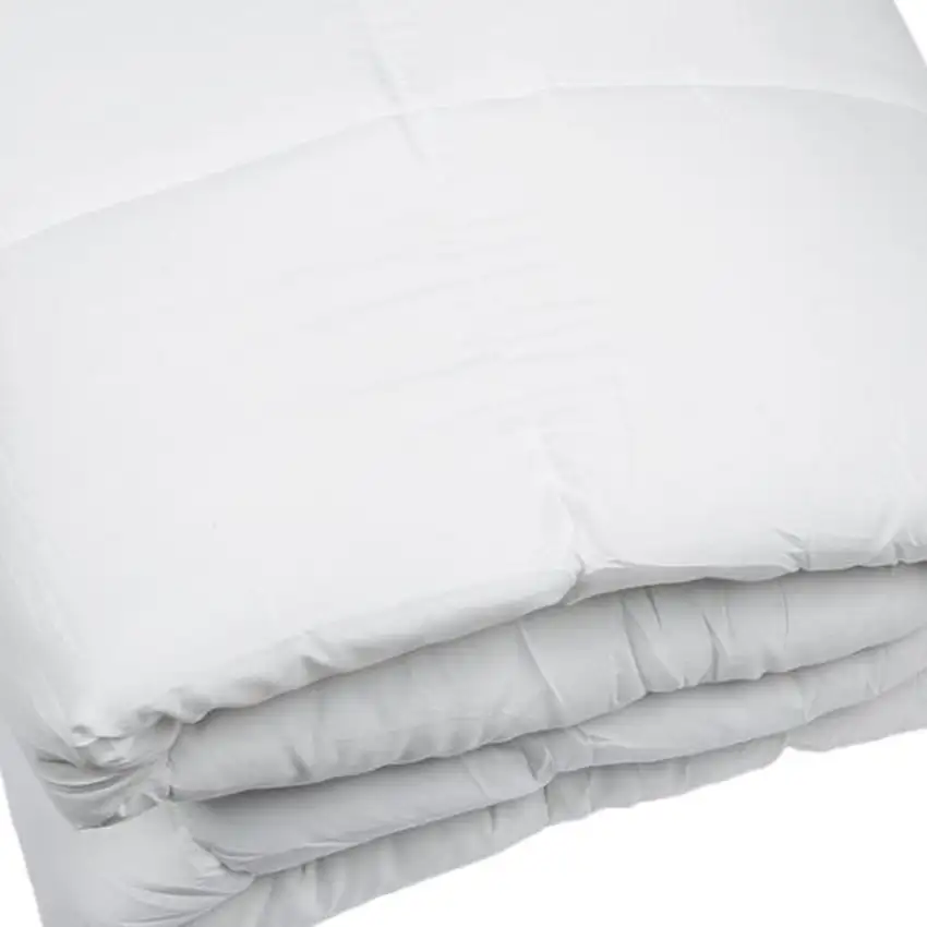 White Twin Microfiber Thread Count Down Alternative Duvet Insert Photo 5