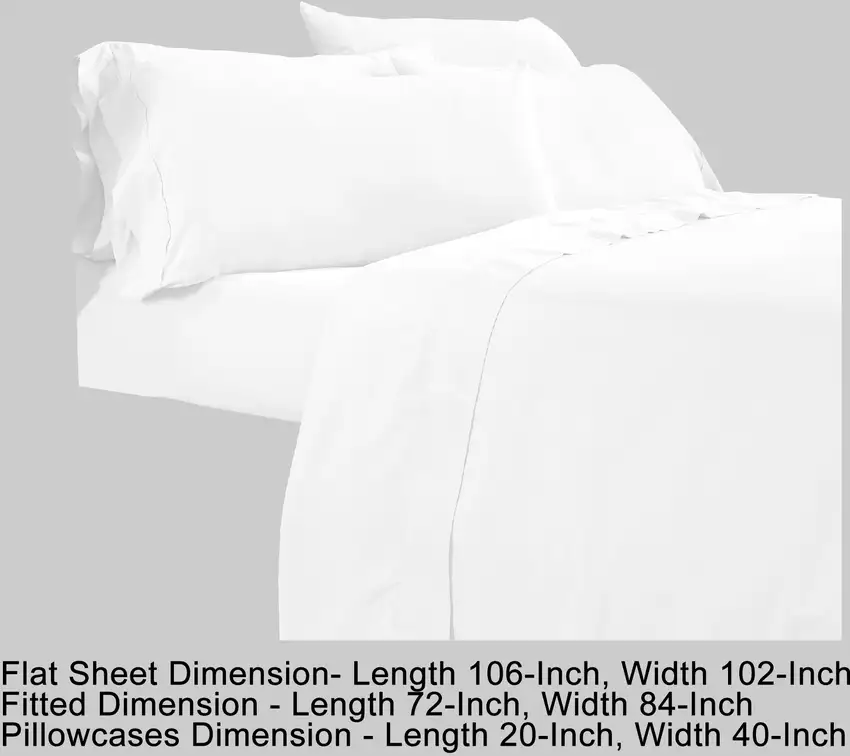 Minka 6 Piece California King Bed Sheet Set, Soft Microfiber Photo 5