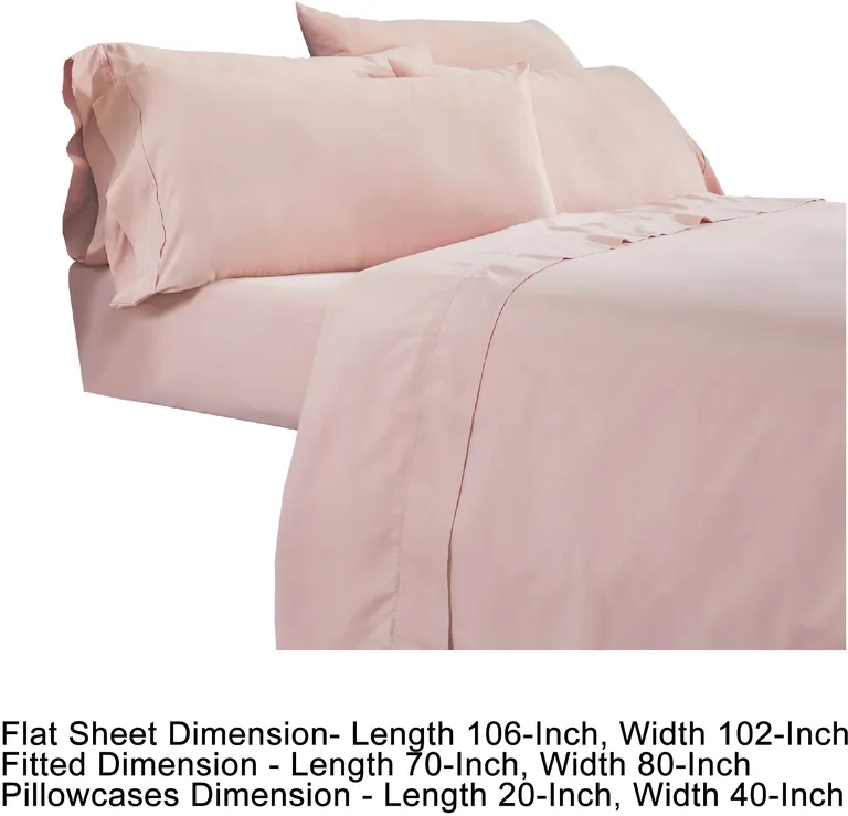 Minka 6 Piece King Bed Sheet Set, Soft Antimicrobial Microfiber Photo 5