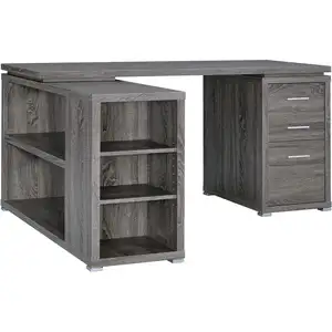 Photo of Modern Style Wooden Office Desk, Gray