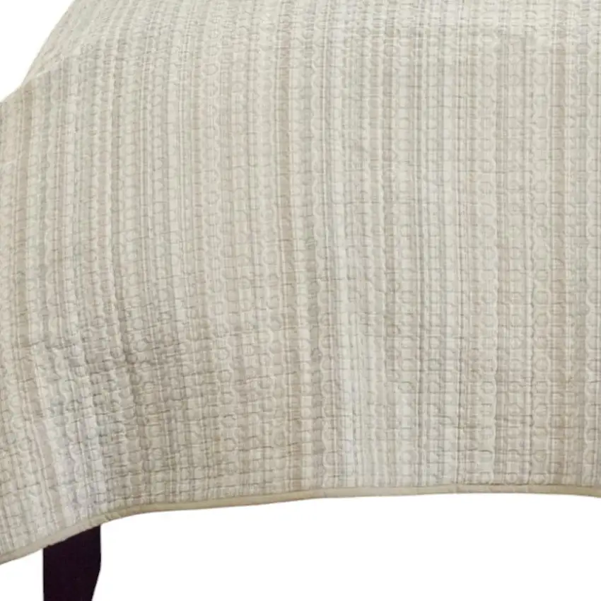 Multi- Earth Tones King 100% Cotton 300 Thread Count Machine Washable Down Alternative Comforter Photo 3