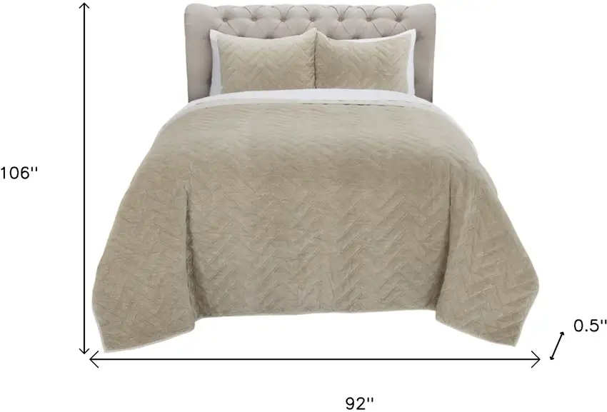 Natural King 100% Cotton 300 Thread Count Dry Clean Only Down Alternative Comforter Photo 5