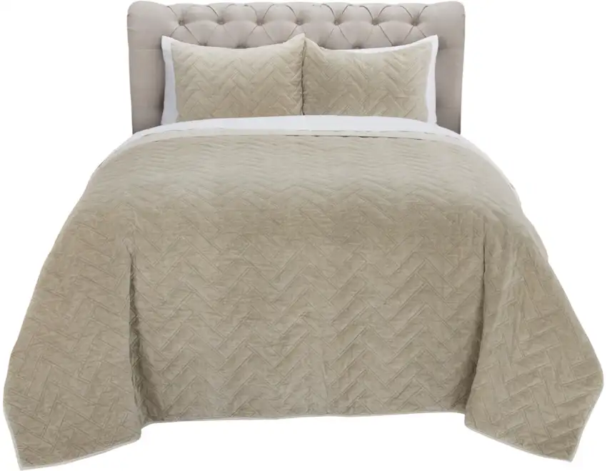 Natural King 100% Cotton 300 Thread Count Dry Clean Only Down Alternative Comforter Photo 2