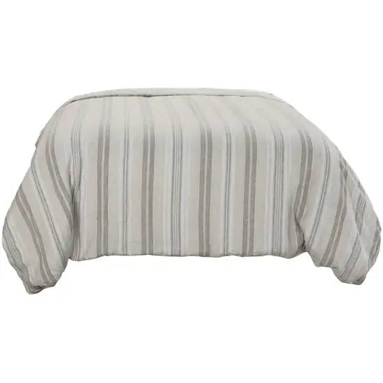 Natural King Linen Washable Polyester Duvet Cover Photo 2