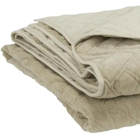 Natural Queen 100% Cotton 300 Thread Count Dry Clean Only Down Alternative Comforter Photo 4