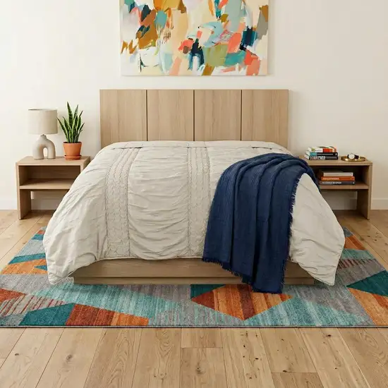 Ivory Geometric Quilt Photo 1