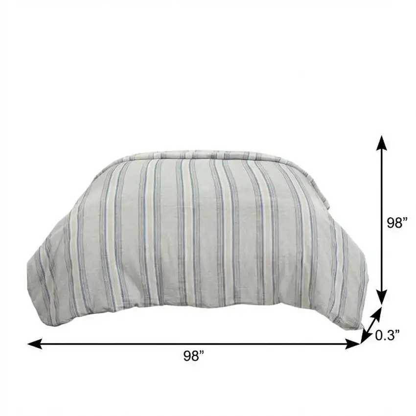 Natural Queen Linen Dry Clean Only Polyester Duvet Cover Photo 6