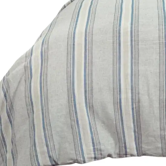 Natural Queen Linen Dry Clean Only Polyester Duvet Cover Photo 3