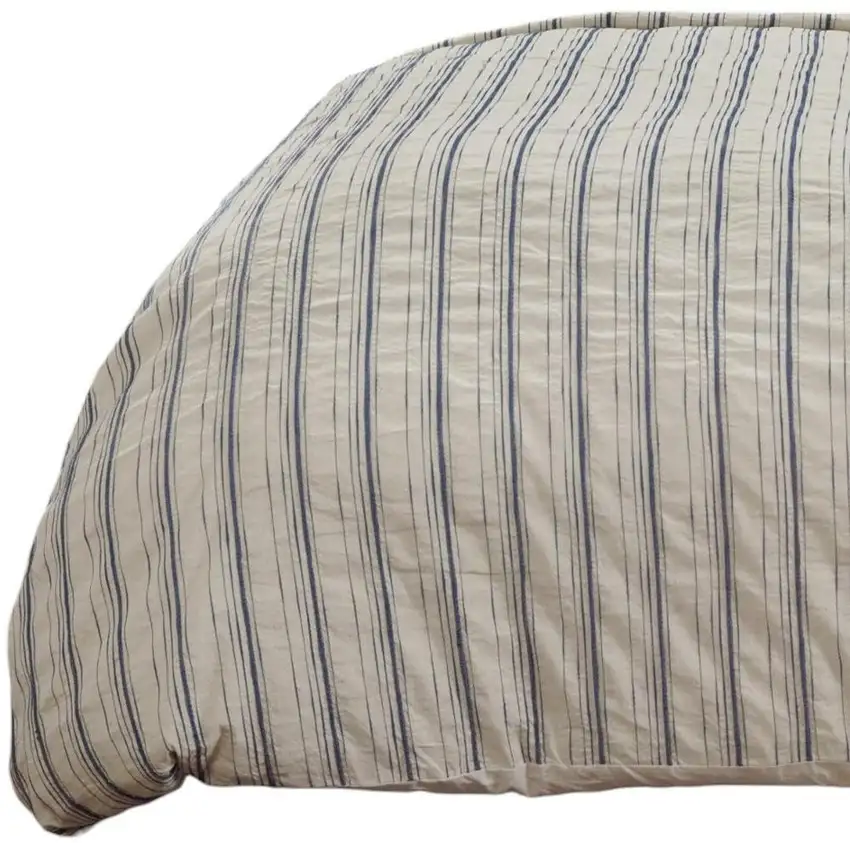 Natural Queen Linen Dry Clean Only Polyester Duvet Cover Photo 4