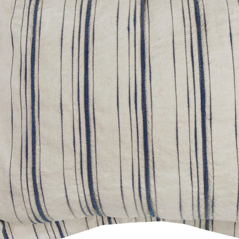 Natural Queen Linen 300 Thread Count Dry Clean Only Duvet Cover Photo 3