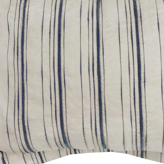 Natural Queen Linen 300 Thread Count Dry Clean Only Duvet Cover Photo 3