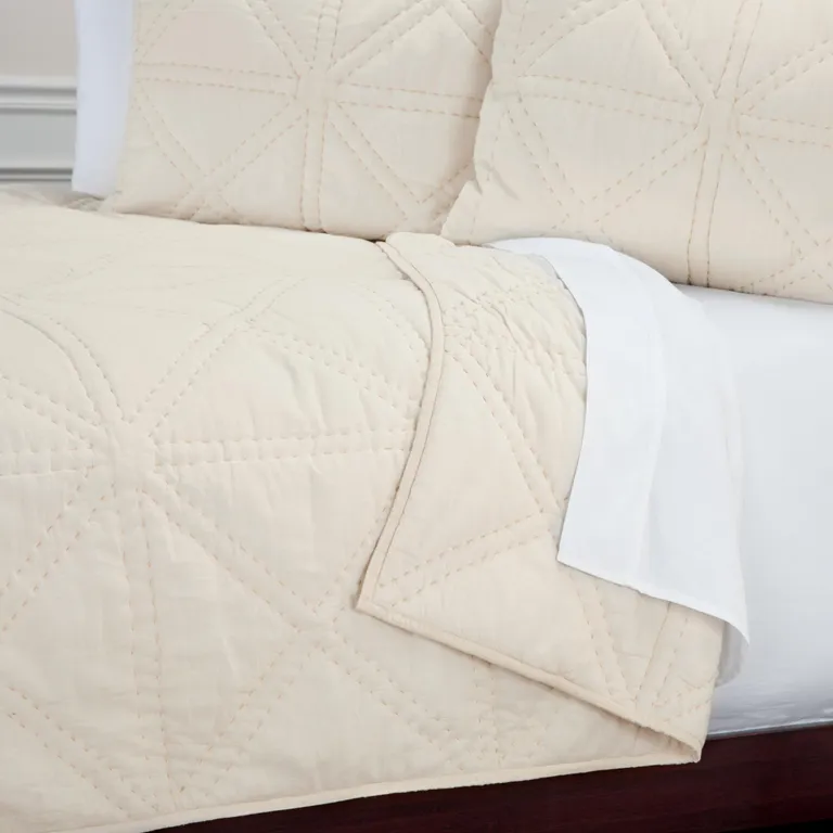 Natural Twin Extra Long 100% Cotton 300 Thread Count Machine Washable Down Alternative Comforter Photo 2
