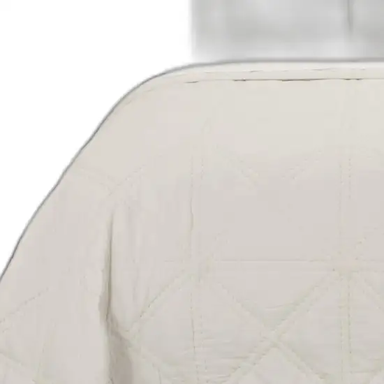 Natural Twin Extra Long 100% Cotton 300 Thread Count Machine Washable Down Alternative Comforter Photo 3
