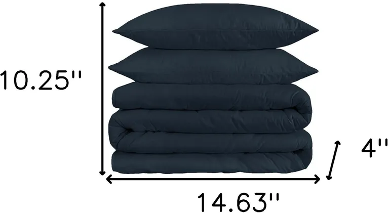 King Cotton Blend 1200 Thread Count Washable Duvet Cover Set Photo 4