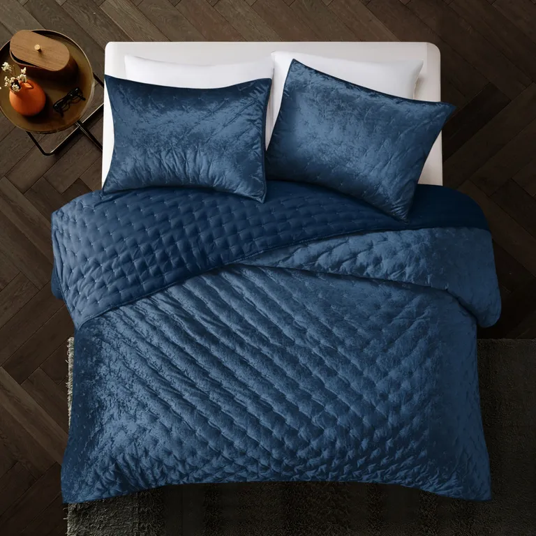 Queen Polyester 220 Thread Count Washable Down Comforter Set Photo 5
