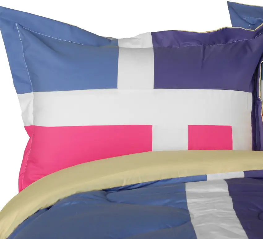 Nice Tamil -  Quilted Patchwork Down Alternative Comforter Set (Full/Queen Size) Photo 2