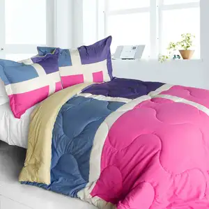 Photo of Nice Tamil - Quilted Patchwork Down Alternative Comforter Set (Full/Queen Size)
