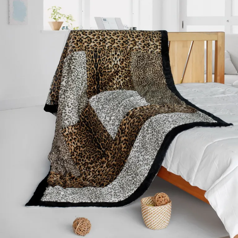 Onitiva - Colorful Mood - Patchwork Throw Blanket (61 by 86.6 inches) Photo 1