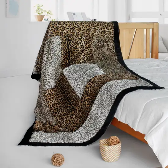 Onitiva - Colorful Mood -  Patchwork Throw Blanket (61 by 86.6 inches) Photo 1