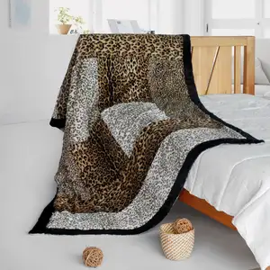 Photo of Onitiva - Colorful Mood - Patchwork Throw Blanket (61 by 86.6 inches)