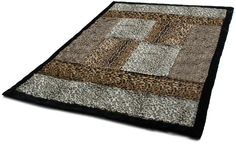 Onitiva - Colorful Mood - Patchwork Throw Blanket (61 by 86.6 inches) Photo 2