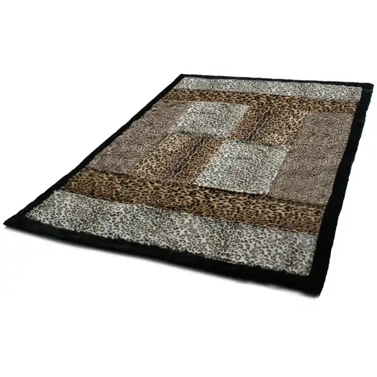Onitiva - Colorful Mood -  Patchwork Throw Blanket (61 by 86.6 inches) Photo 3