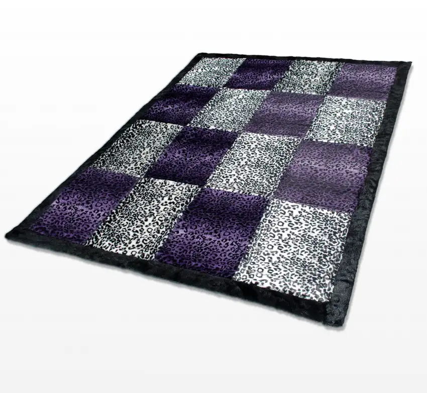 Onitiva - Devil Nut -  Animal Style Patchwork Throw Blanket (61 by 86.6 inches) Photo 3