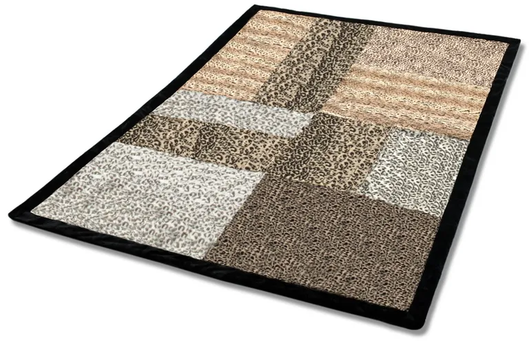 Onitiva - Enthusiasm - Animal Style Patchwork Throw Blanket (61 by 86.6 inches) Photo 2