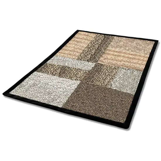 Onitiva - Enthusiasm -  Animal Style Patchwork Throw Blanket (61 by 86.6 inches) Photo 3