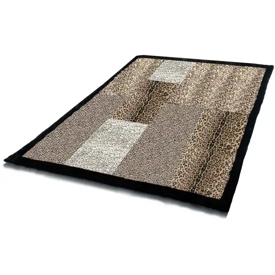 Onitiva - Fanstaty -  Animal Style Patchwork Throw Blanket (61 by 86.6 inches) Photo 3